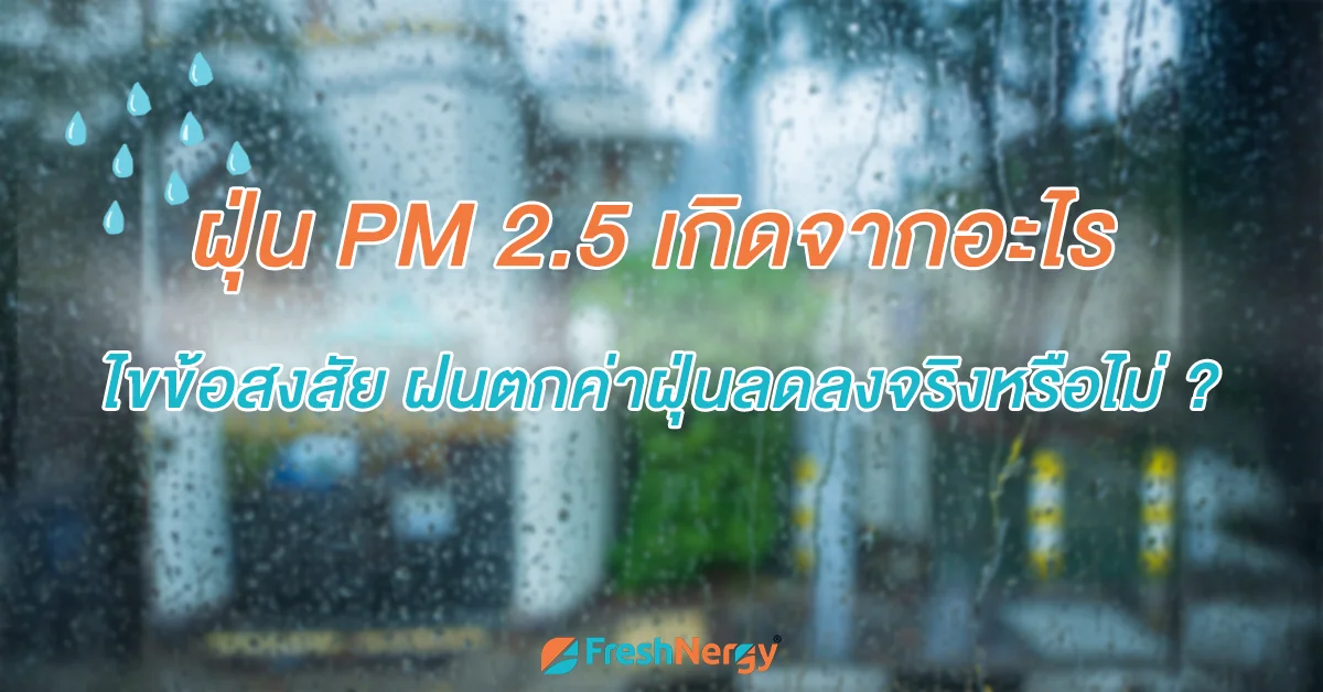 ฝุ่น pm 2.5 เกิดจากอะไร