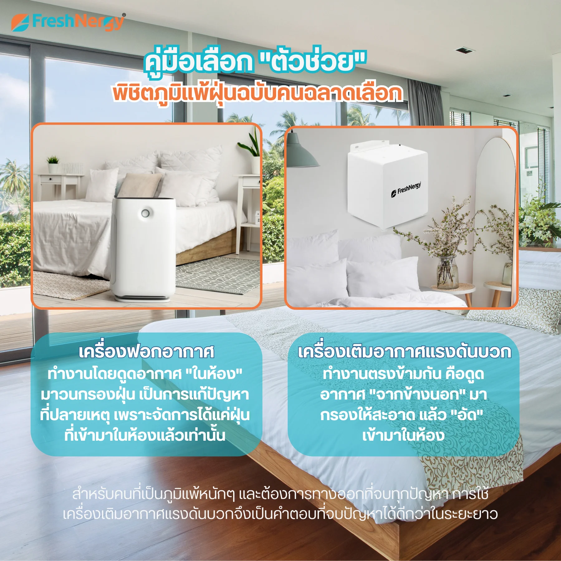 คู่มือจัดการภูมิแพ้ฝุ่น