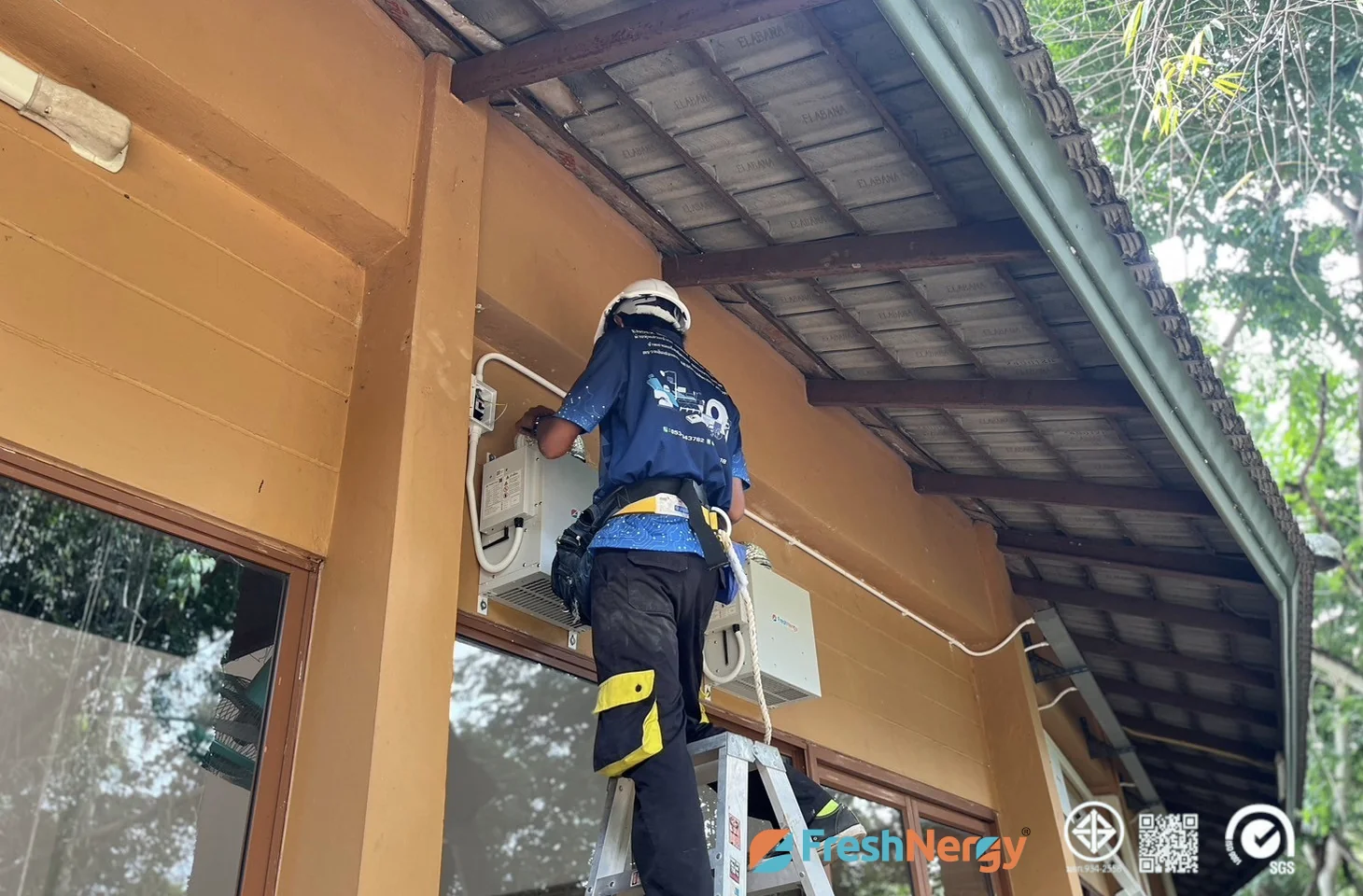 เบื้องหลังอากาศสะอาด – เครื่องเติมอากาศแรงดันบวก โรงเรียนนานาชาติ เปรมฯ เชียงใหม่